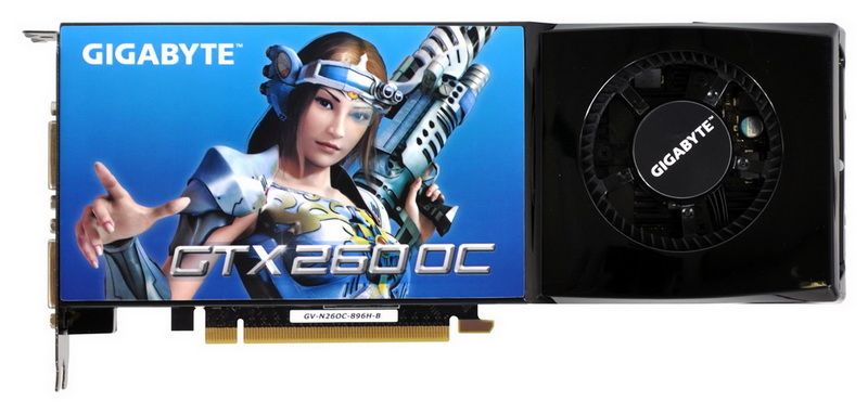 GIGABYTE GV-N26OC-896H-B-GA GeForce GTX 260 GDDR3
