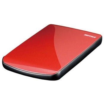 Buffalo MiniStation Lite 500GB external hard drive 5400 RPM 2.5" USB 2.0 Red