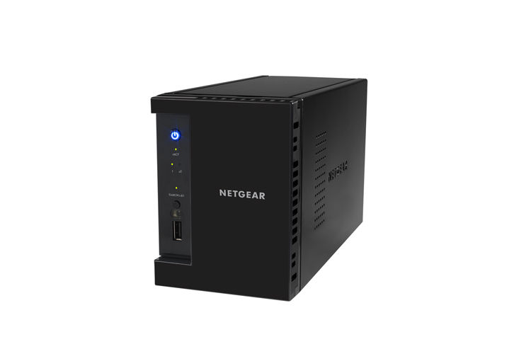 NETGEAR ReadyNAS 102 2-Bay NAS Marvell Armada 370 0.5 GB 0 TB Black