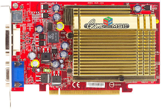 MSI NX6600LE-TD256E graphics card GDDR