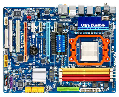 GIGABYTE GA-MA790X-UD3P motherboard AMD 790X Socket AM3 ATX