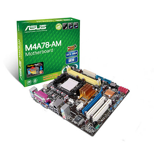 ASUS M4A78-AM AMD 780G Socket AM3 micro ATX