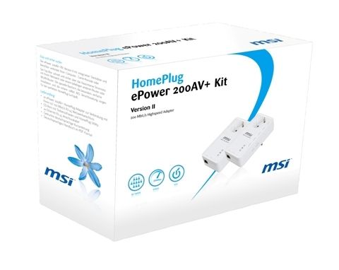 MSI PLC-200AV03-010R network card 200 Mbit/s