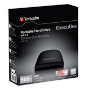 Verbatim 500GB USB 2.0 HDD external hard drive 5400 RPM 2.5" Black