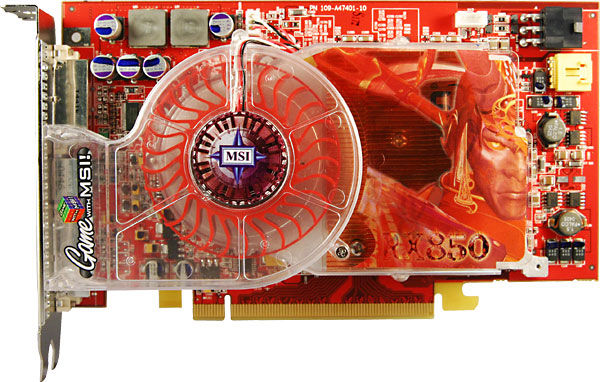 MSI RX850XT PE-VT2D256E GDDR3