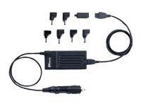 Targus Universal Auto/Air Adapter - Acer, Compaq, IBM & Toshiba power adapter/inverter Black