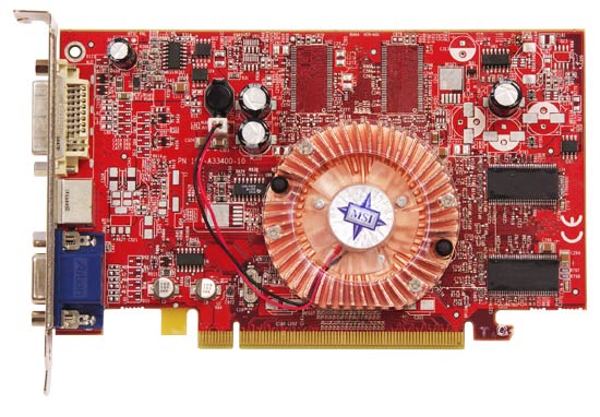 MSI RX550-TD128E graphics card GDDR