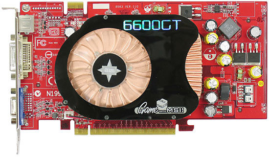 MSI GEFORCE 6600GT 128MB RETAIL GDDR3