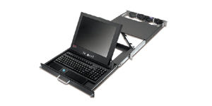 APC Rackmount LCD Mon Keyb Drawer Black rack console 38.1 cm (15") 1024 x 768 pixels