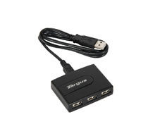 Targus 2.0 USB 4 Port Hub Black