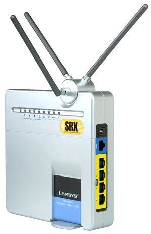 Linksys WAG54GX2-EU Wireless-G ADSL Gateway with SRX200 gateway/controller