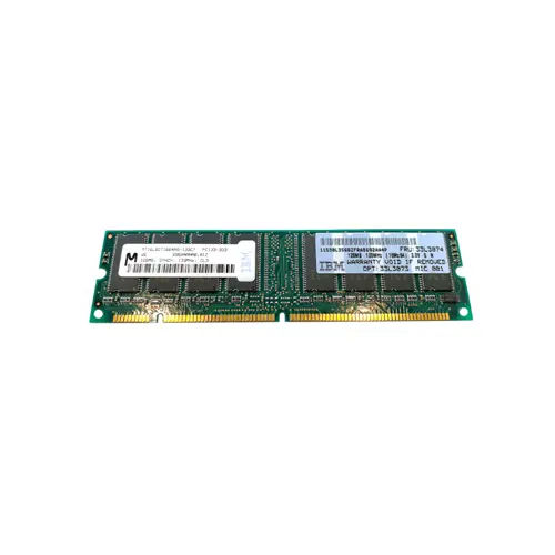 33L3074 - IBM 128MB 133MHz Non-ECC 168-Pin UDIMM Memory