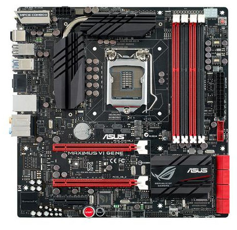 ASUS MAXIMUS VI GENE Intel® Z87 LGA 1150 (Socket H3) mini ATX