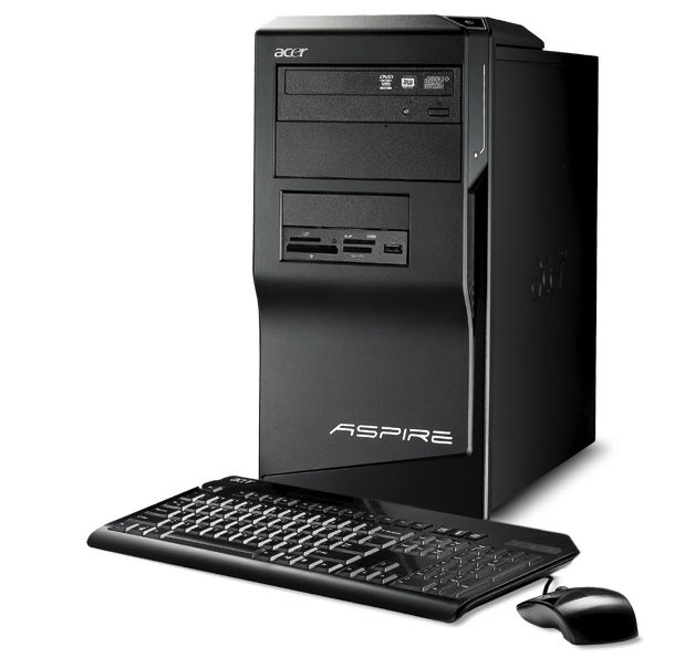 Acer Aspire M1641 Intel® Pentium® E5200 4 GB DDR2-SDRAM 320 GB NVIDIA® GeForce® 7050 Windows Vista Home Premium Tower PC