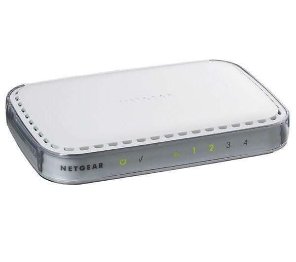 NETGEAR RP614 wired router Silver, White