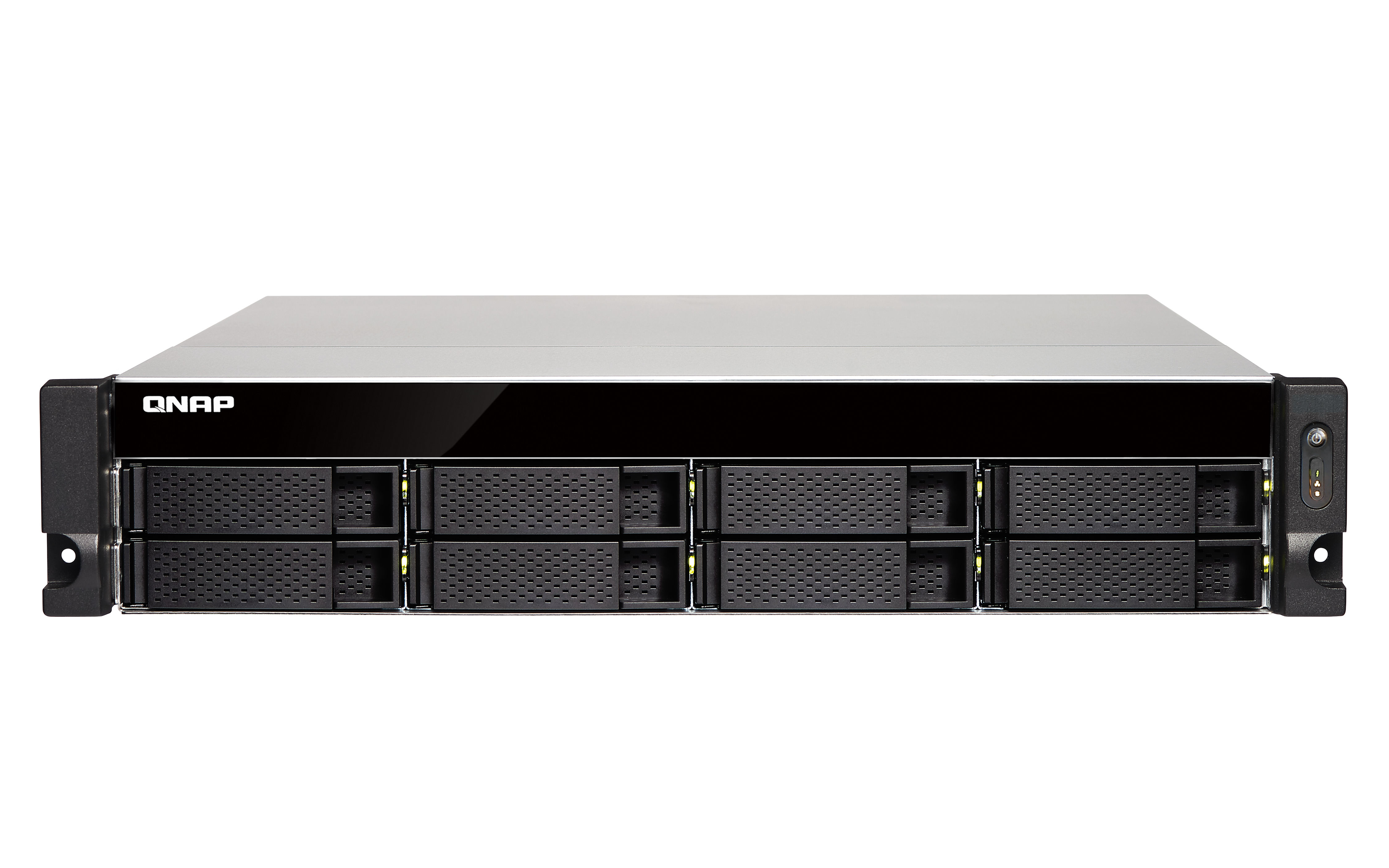 QNAP TS-863U-RP NAS Rack (2U) 4 GB DDR3L 0 TB QNAP Turbo System Black