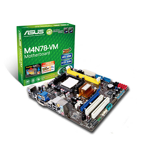 ASUS M4N78-VM motherboard Socket AM3 micro ATX