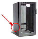 HP 47U Side Panel - Graphite Metallic