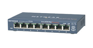 NETGEAR FS108-200PES network switch Unmanaged Blue
