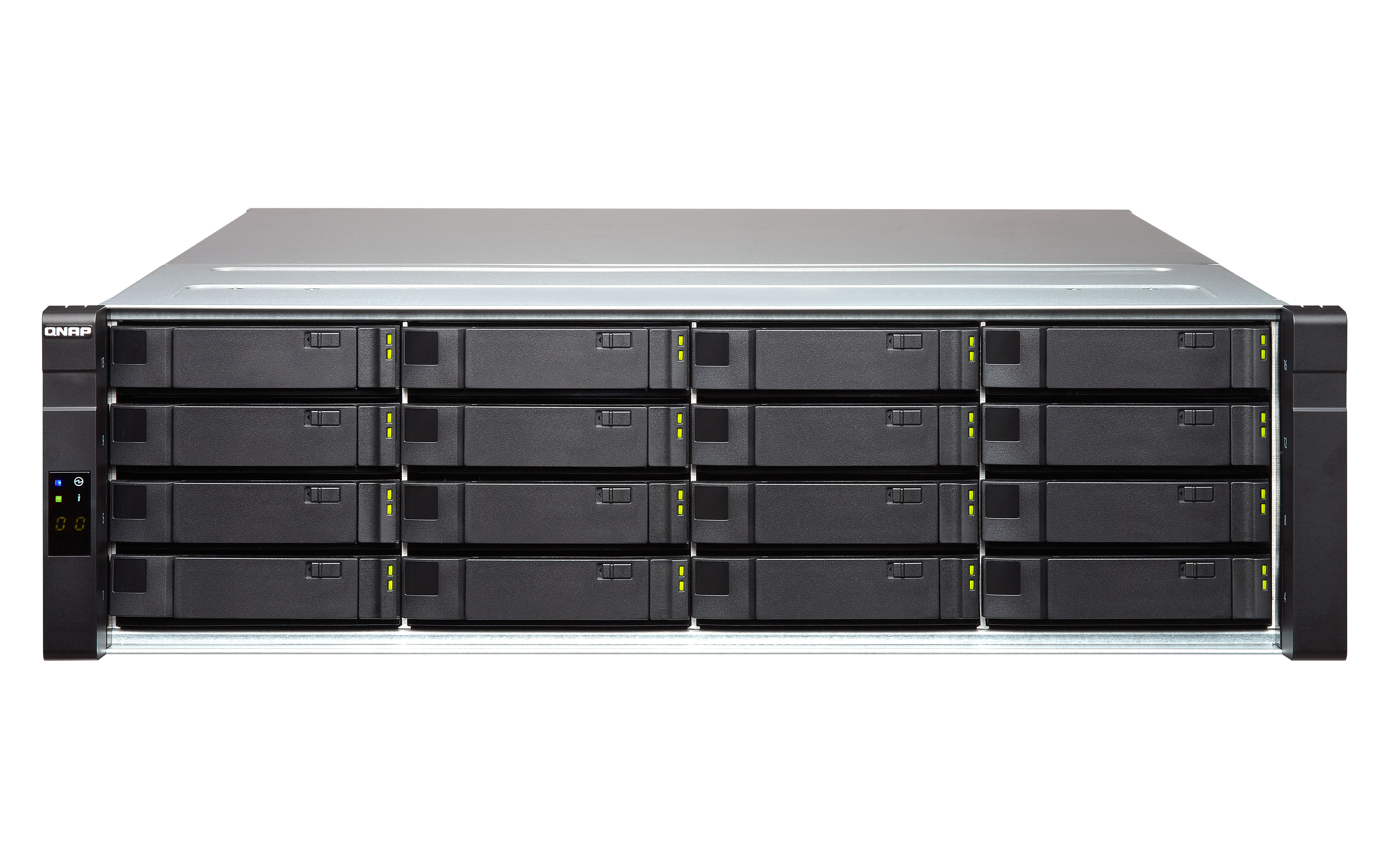 QNAP ES1640dc NAS Rack (3U) Intel® Xeon® E5 V2 Family E5-2420V2 DDR3 0 TB QNAP QES Black