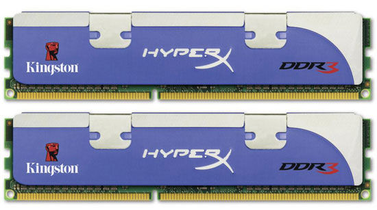 HyperX 2GB, 1800MHz, DDR3, Non-ECC, CL8 (8-8-8-24), DIMM, (Kit of 2), Tall HS memory module 2 x 1 GB 240-pin DIMM