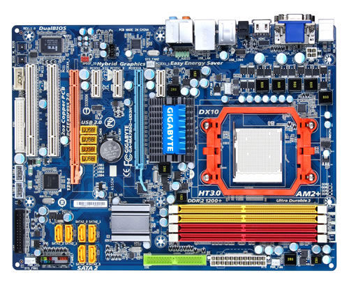 GIGABYTE GA-MA785G-UD3H - AMD 785G + SB710 Socket AM3 ATX