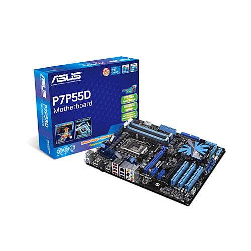 ASUS P7P55D motherboard LGA 1156 (Socket H) ATX