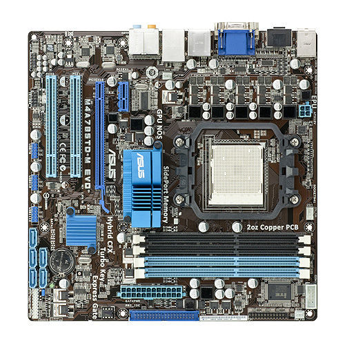 ASUS M4A785TD-M EVO AMD 785G Socket AM3 micro ATX