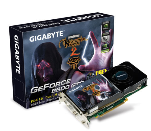 GIGABYTE NX88S512H-B graphics card GeForce 8800 GTS GDDR3