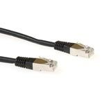 ACT FTP CAT5E PatchCable Black 1m networking cable 39.4" (1 m)