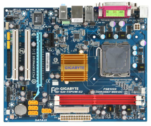 GIGABYTE GA-73PVM-S2 motherboard LGA 775 (Socket T) micro ATX