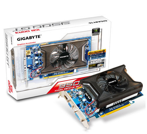 GIGABYTE GV-N95TD3-1GI graphics card NVIDIA GeForce 9500 GT 1 GB GDDR3