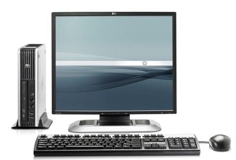HP dc7900 USFF + LE1901wi Intel® Pentium® E5300 2 GB DDR2-SDRAM 160 GB Intel® GMA 4500M Windows Vista Business PC
