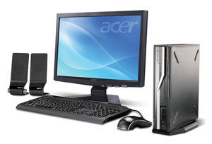 Acer Veriton L480G Intel® Pentium® E5300 2 GB DDR3-SDRAM 160 GB Intel® GMA X4500 Windows Vista Business PC