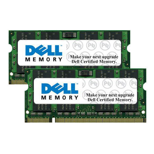 DELL 2GB (2x1GB), DDR II SDRAM, 800MHz, Latitude D620, NON-ECC memory module DDR2 200-pin SO-DIMM