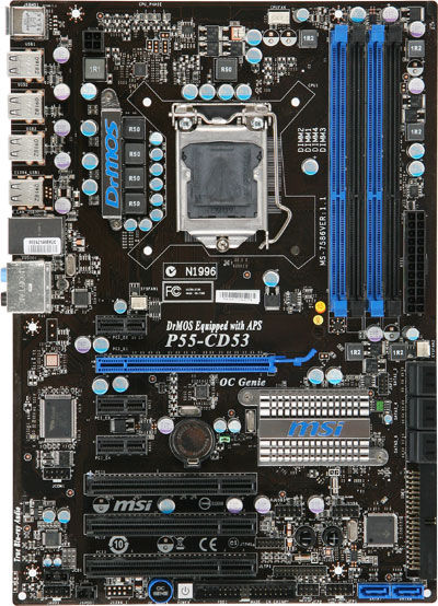 MSI P55-CD53 Intel® P55 LGA 1156 (Socket H) ATX