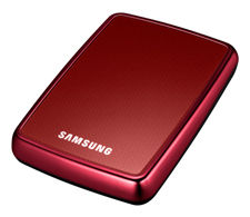 Samsung S Series S2 Portable 640 GB external hard drive 2.5" USB 2.0 Red