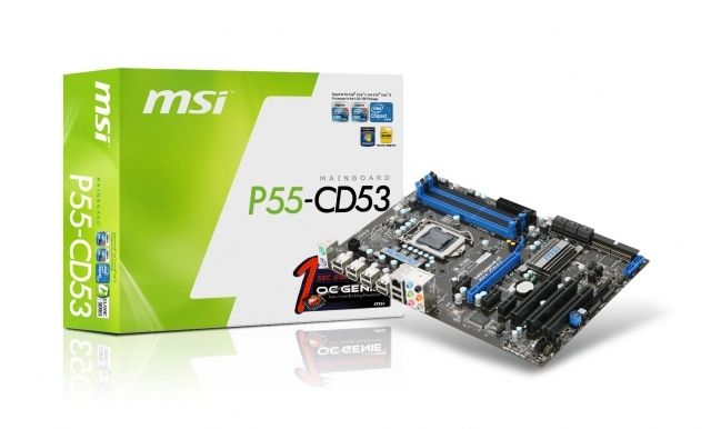 MSI P55-CD53 motherboard Intel® P55 LGA 1156 (Socket H) ATX