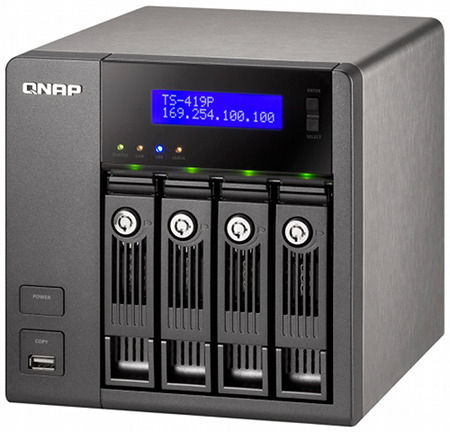 QNAP TS-419P Turbo NAS Tower 0.5 GB 0 TB