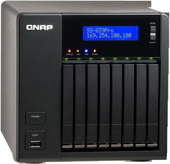 QNAP SS-839 Pro Turbo NAS Tower 2 GB 2 TB
