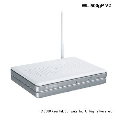 ASUS WL-500gP V2 wireless router Silver