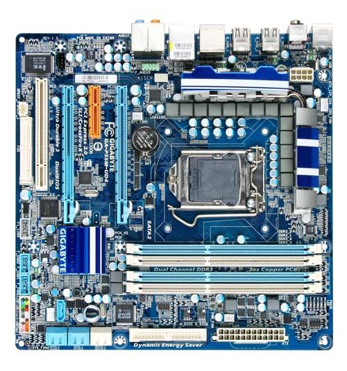 GIGABYTE GA-P55M-UD4 motherboard Intel® P55 LGA 1156 (Socket H) micro ATX