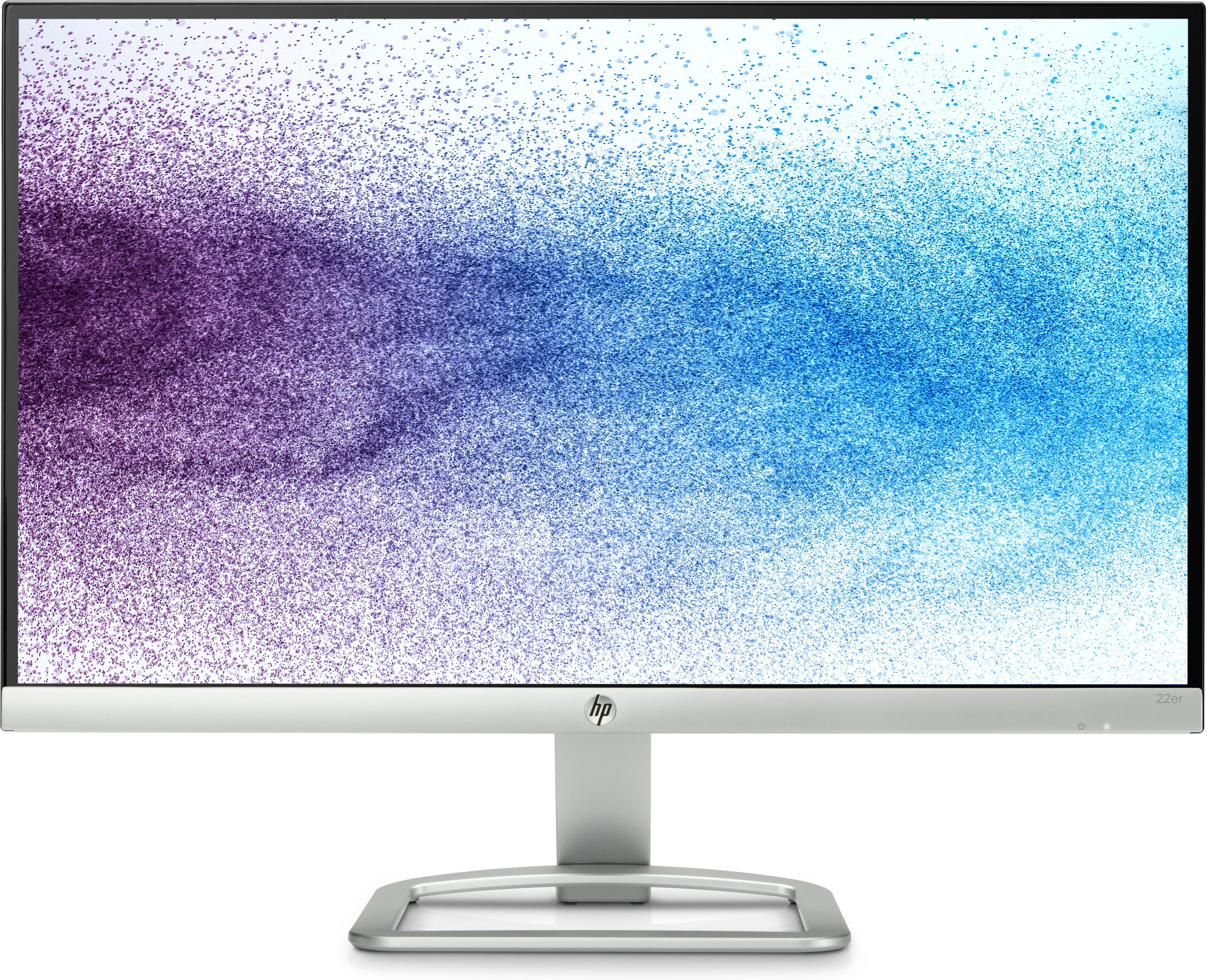 HP 22er computer monitor 54.6 cm (21.5") 1920 x 1080 pixels Full HD LED Silver, White