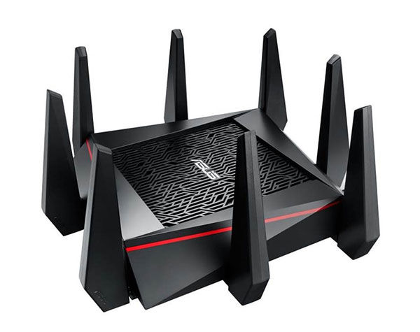 ASUS GT-AC5300 wireless router Gigabit Ethernet Tri-band (2.4 GHz / 5 GHz / 5 GHz) Black