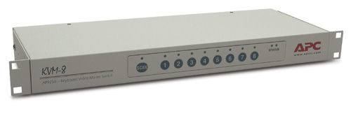 APC 8-PORTS KVM switch Rack mounting