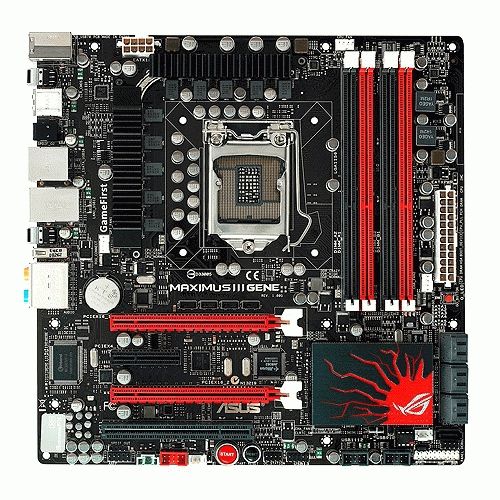 ASUS Maximus III Gene LGA 1156 (Socket H) micro ATX