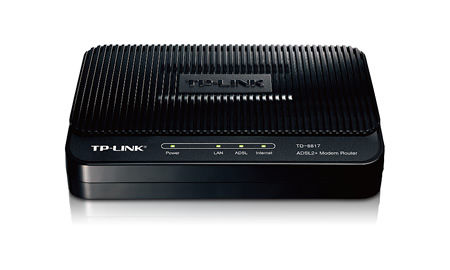 TP-Link TD-8811 wired router Black, White