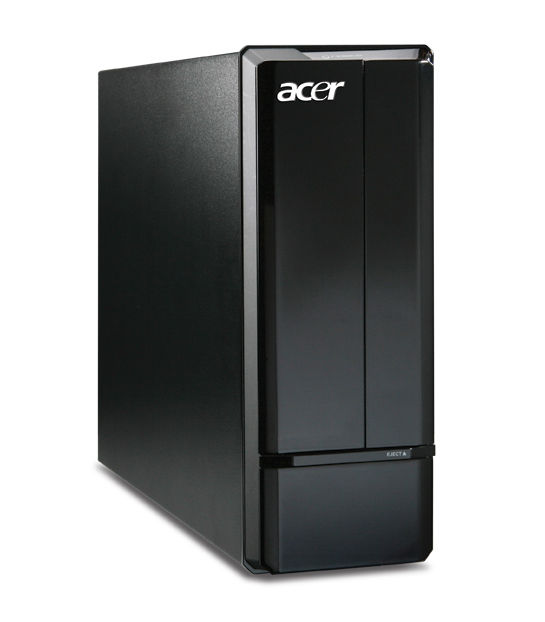 Acer Aspire X3300 Intel® Celeron® 810 4 GB DDR3-SDRAM 1 TB AMD Radeon HD 4650 Windows Vista Home Premium SFF PC