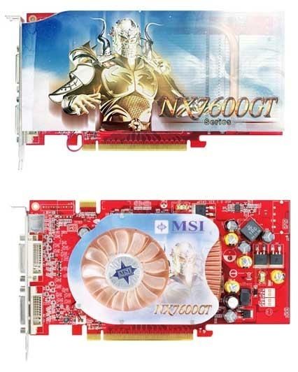 MSI NX7600GT-VT2D256E graphics card NVIDIA GDDR3