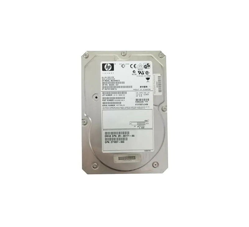 360205-007 - HP 36.4GB 10000RPM SCSI 320MB/s 3.5-in Hard Drive